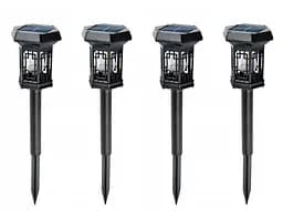 Вуличні садові сонячні світильники Ground Plug Light YT-885B 4 шт. на сонячних батареях підсвічування газону