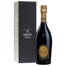 Игристое вино Guido Berlucchi Franciacorta 2018, в подарочной упаковке, белое, брют, 0,75 л