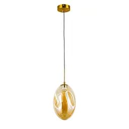 Світильник підвісний LED Levistella 800P3308L-1led (200x125) AM, 3W, коричневий, метал + скло, сучасний стиль для вітальні