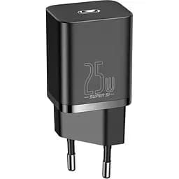 Зарядний пристрій Baseus Super Si Quick Charger 1C 25W EU black (CCSP020101)
