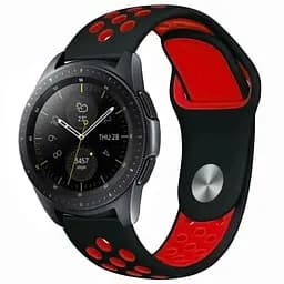 Спортивний ремінець Primo Perfor Sport годинника для Samsung Galaxy Watch 42 мм (SM-R810) Black Red