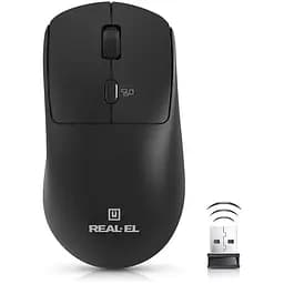 Мишка REAL-EL RM-317W Wireless Black (EL123200052)