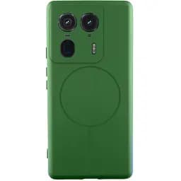 Чохол Silicone Cover Lakshmi Full Camera (AA) with MagFit для Motorola Edge 50 Ultra Зелений / Dark green