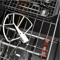 Насадка-лопатка KitchenAid для міксера з підйомною чашею 5.6 л, 6.6 л біла (5KSMBLWF) - мініатюра 3