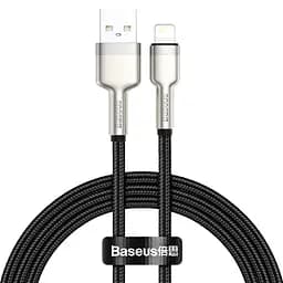 Кабель Baseus Cafule Metal USB to Lightning 2.4 A 0.25 m Black (CALJK-01) [78967]
