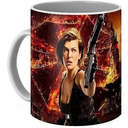 Кружка GeekLand Resident Evil Обитель зла в огне RE.02.008 330 мл белая