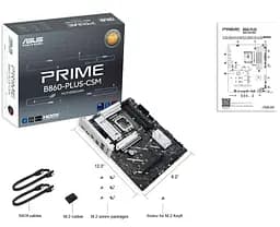 Материнська плата ASUS PRIME B860-PLUS-CSM (PRIME B860-PLUS-CSM) (Socket 1851, Intel B860, ATX) - мініатюра 7