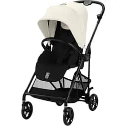 Коляска Cybex Melio Carbon Canvas White з бампером (525000035)