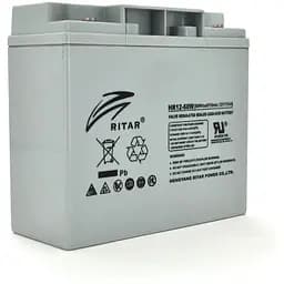 Аккумуляторная батарея AGM RITAR HR12-60W, Gray Case, 12V 17.0Ah ( 181 х 77 х 167 (167 ) 4.80 kg Q4