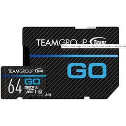 Карта памяти Team Microsd 64 GB U3 скоростная флешка микро
