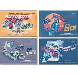 Набір зошитів для малювання KiteTransformers 12 аркушів скоба софт тач + УФ лак 20 шт. (TF24-241)