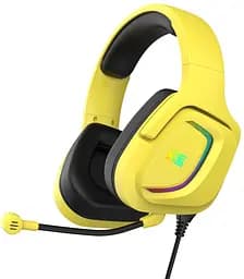 Игровая гарнитура 2E GAMING HG340 RGB 3.5mm Yellow (2E-HG340YW)