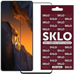 Защитное стекло SKLO 3D для Xiaomi 13T/13T Pro/Redmi Note 13 4G Black