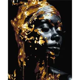 Картина за номерами Brushme Королева сутінків 40x50 см