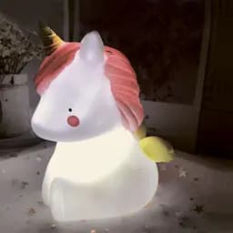 Світильник-нічник Eurolamp LED Unicorn Light 4.5W 2700K 1.6V батарейки 3xLR44 (120) - мініатюра 4