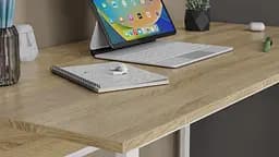 Компьютерный стол Ferrum-decor Коди 75x120x60 белый ДСП Дуб Сонома 16мм (FRD-101192)