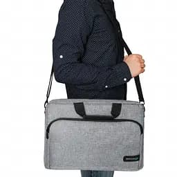 Сумка для ноутбука Grand-X 14'' SB-148 soft pocket Grey (SB-148G) - мініатюра 9