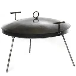 Сковорода туристична Сила з бортом, крышкою та чохлом