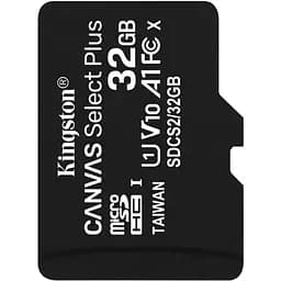 Карта памяти Kingston microSDHC Canvas Select Plus 32GB Class 10 UHS-1 А1 SDCS2/32G