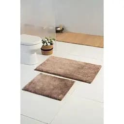 Килимки для ванної Vonaldi Softmicro набір 2 шт. кавовий
