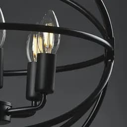 Люстра Brille лофт підвісна E27 60W BK (BL-356S/6) - мініатюра 6