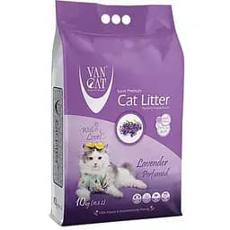 Бентонитовый наполнитель VanCat Lavender для туалета 10 кг (55449)