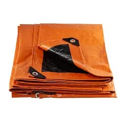 Тент тарпаулиновый Polax 4  6 м, 110 г/м, с люверсами, двусторонняя ламинация (70-121)