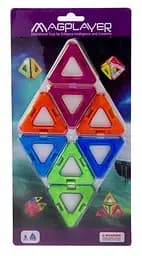 Конструктор магнитный Magplayer, 8 элементов (MPC-8)