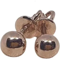 Золоті сережки-пуссети Favoritum Кульки. 210115_5