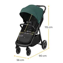 Прогулянкова коляска Kinderkraft Route, Platinum Grey (3953) - мініатюра 6