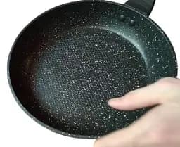Сковорода Bohmann BH-1000-26 із мармуровим покриттям скляною кришкою 26 см (без фірмової упаковки) - мініатюра 5
