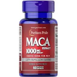 Натуральна добавка Puritan's Pride Maca 1000 mg Exotic Herb for Men 60 капсул