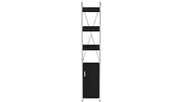 Етажерка 4/34 Серії Конект із тумбою 179x34x28 Білий ДСП Сосна Кембра FRD-104472 - мініатюра 4
