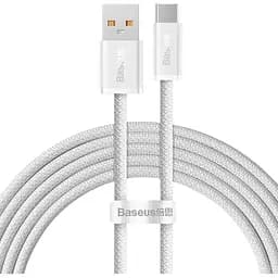 Кабель Baseus Dynamic USB-A to USB-C 2 m 100 W White (CALD000702) [113818]