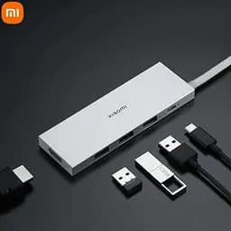 Мультипортовий адаптер Xiaomi Type-C 5 in 1 Docking Station (BHR6812CN) - мініатюра 2