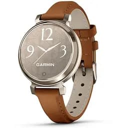 Смарт-годинник Garmin Lily 2 Cream Gold with Tan Leather Band (010-02839-60)