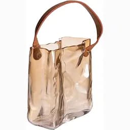 Ваза для цветов и декора Yiwu Сумочка 1 л коричневая HP-19-155-1