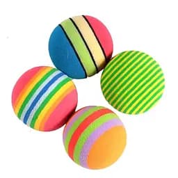 Набір іграшок для котів Fox, М'ячі, 4 шт.