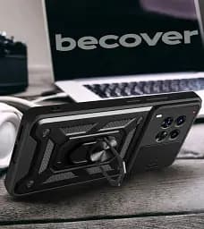 Панель BeCover Military для Tecno Camon 30 (CL6) Black (712170) - мініатюра 3