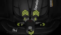 Автокрісло Lionelo Bastiaan RWF i-Size Black Carbon, чорне (LO-BASTIAAN RWF I-SIZE BLACK CARBON) - мініатюра 8