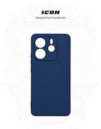 Чехол ArmorStandart ICON для Xiaomi Redmi Note 14 4G Camera cover Dark Blue (ARM79816) - мініатюра 3
