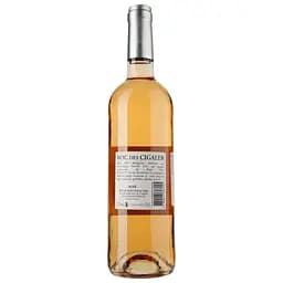 Вино Roc Des Cigaler Rose VDT, рожеве, сухе, 0.75 л - мініатюра 2
