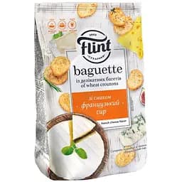 Сухарики пшеничные Flint Baguette со вкусом французского сыра 140 г