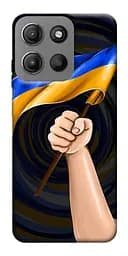 Чехол Demsky Флаг для Motorola Moto G15 4G