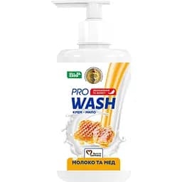 Рідке крем-мило Pro Wash молоко та мед 470 г