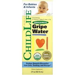 Кропова вода для немовлят ChildLife Essentials Organic Gripe Water органічна 59 мл