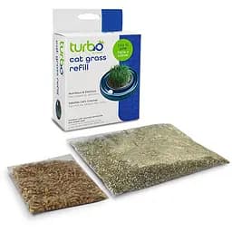 Coastal Turbo Cat Grass Refill костал турбо грасс рифил трава для кошек, зерна пшеницы, вермикулит