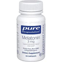 Мелатонін Pure Encapsulations Melatonin 3 мг 60 капсул
