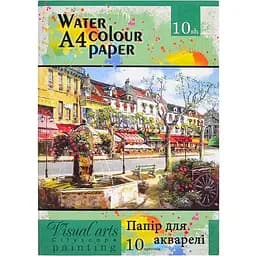 Бумага для акварели А4 10листов 200г/м2 ПА 4210 (4823074000013)