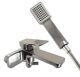 F3246 (H46) Змішувач для ванни однорич. корот. литий латунь букс.перемикач Ø35 Frap 1/10 Хром